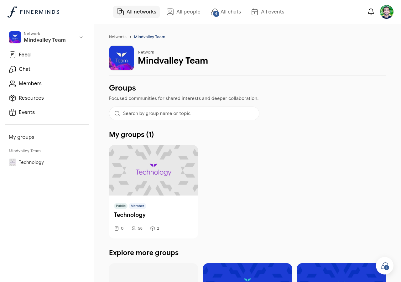 Network groups
